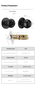 Smart Fingerprint Bluetooth Door Lock