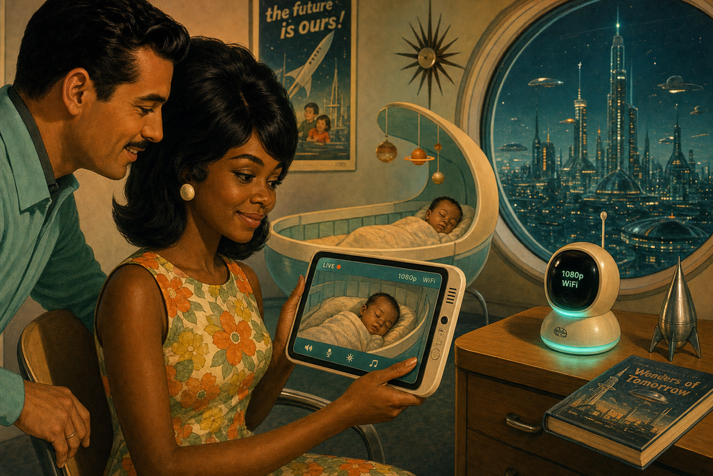 LumiCare 1080p Baby Monitor — smart home lifestyle