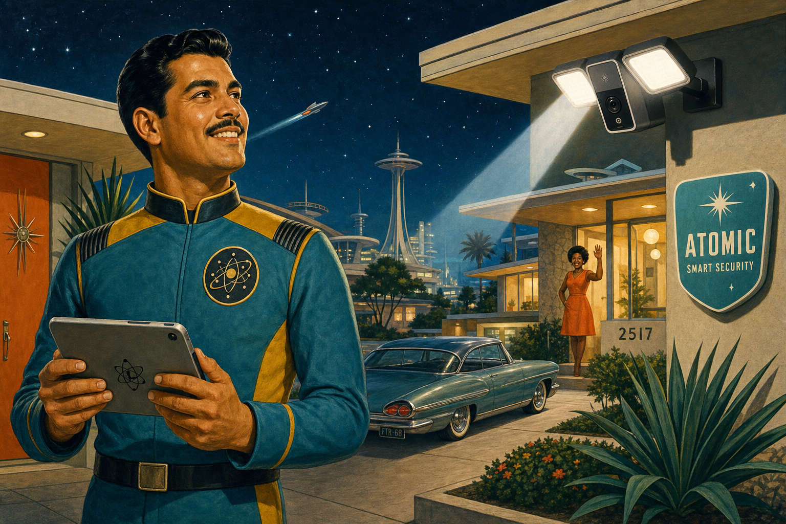 Floodlight Pro — smart home lifestyle